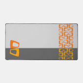 レトロ色ブロック デスクマット (正面)