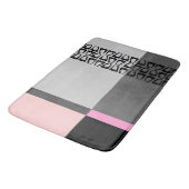 レトロ色ブロック バスマット (アングル)