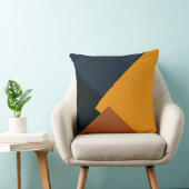 レトロ色モダン幾何学模様#9 クッション (椅子)