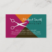 レトロ色モダン美容師#8 名刺 (裏面)