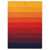 レトロ色虹 クリップボード (裏面)