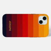 レトロ色虹 Case-Mate iPhoneケース (裏面 (横))