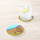 レトロ色馬 コースター (側面)