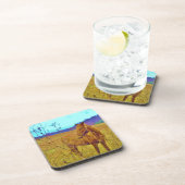 レトロ色馬 コースター (右側)