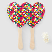 レトロ色 ハンドファン (正面&裏面)