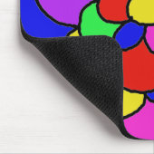 レトロ花びら マウスパッド (コーナー)