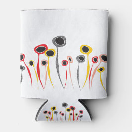 レトロ花クーラーボックス 缶クーラー