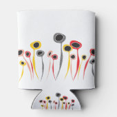 レトロ花クーラーボックス 缶クーラー (裏面)