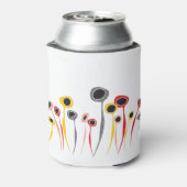 レトロ花クーラーボックス 缶クーラー (缶裏面)