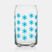 レトロ花デイジー誕生日ブライダルシャワーギフト ガラス缶 (正面)