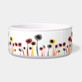 レトロ花ペット ボウル