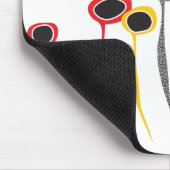 レトロ花マウスパッド マウスパッド (コーナー)