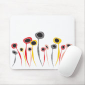 レトロ花マウスパッド マウスパッド (マウス)