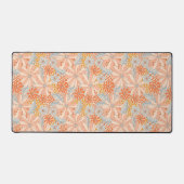 レトロ花園の模様 デスクマット (正面)