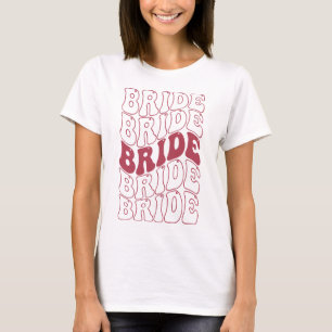 レトロ花嫁のブライズメイド Tシャツ