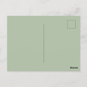 レトロ花嫁入りスタイル ポストカード (裏面)