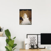 レトロ花嫁 ポスター (ホームオフィス)