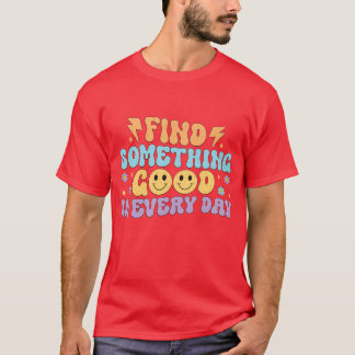 レトロ花引用文 Tシャツ