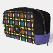 レトロ花形モノグラムパーソナライズされた ドップキット (右コーナー)