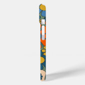 レトロ花数々のGroovy-color 60s 70sフローラ Case-Mate iPhoneケース (裏面 / 左)