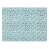 レトロ花柄デイジー。 テーブルクロス (正面(横))