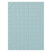 レトロ花柄デイジー。 テーブルクロス (正面)