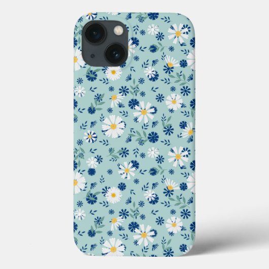 レトロ花柄デイジー。 Case-Mate iPhoneケース (裏面)
