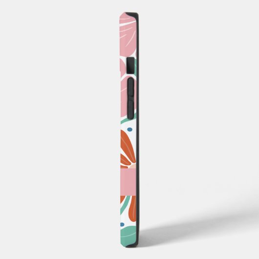 レトロ花柄名前をカスタムする Case-Mate iPhoneケース (裏面 / 左)