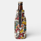 レトロ花柄3 ボトルクーラー (ボトル裏面)
