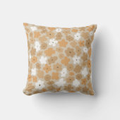 レトロ花柄 クッション (正面)