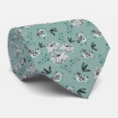 レトロ花柄 ネクタイ (ロール)