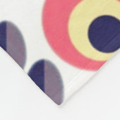 レトロ花柄 フリースブランケット (角)