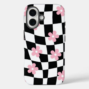 レトロ花柄 iPhone 16ケース