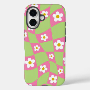 レトロ花柄 iPhone 16ケース