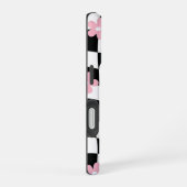 レトロ花柄 iPhone 16ケース (右側面)