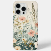 レトロ花水彩壁紙抽象芸術フローラ Case-Mate iPhoneケース (裏面)