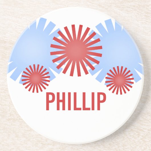 レトロ花火コースター コースター (正面)