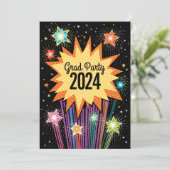 レトロ花火大会招待状 招待状 (スタンド正面)