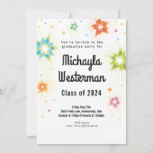 レトロ花火大会招待状 招待状 (裏面)