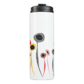 レトロ花熱タンブラー タンブラー (正面)