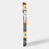 レトロ花瓦パターン電話ケース Case-Mate iPhoneケース (裏面 / 左)