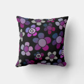 レトロ花 クッション (裏面)