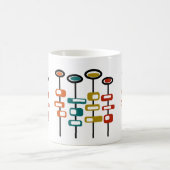 レトロ花 コーヒーマグカップ (中央)