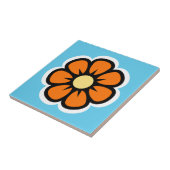 レトロ花 タイル (側面)