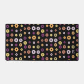 レトロ花（モノグラム） デスクマット (正面)