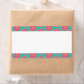 レトロ花 ラベル (インサイチュ)