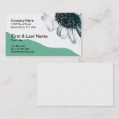 レトロ花 名刺 (正面/裏面)