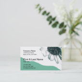 レトロ花 名刺 (スタンド正面)