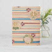 レトロ花 招待状 (スタンド正面)