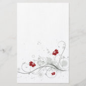 レトロ花（静止） 便箋 (正面)